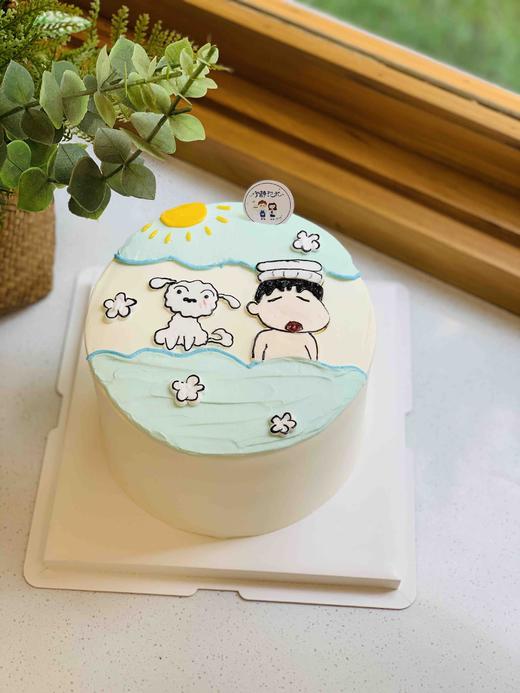 手绘蜡笔小新奶油蛋糕 下单前请仔细阅读商品详情 商品图1