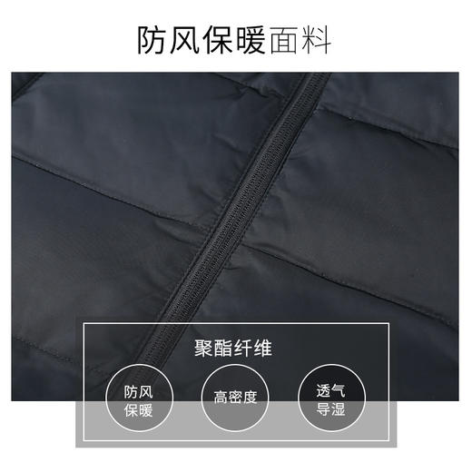 小李子:专柜正品李宁成人儿童冬季保暖运动羽绒马甲白鸭绒新款男 商品图2