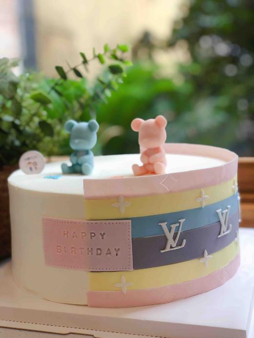 lv翻糖小熊奶油蛋糕 下单前请仔细阅读商品详情 商品图0