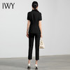 IWY/时尚短袖职业正装女OL气质高端西服套装修身显瘦黑色总裁商务套裤
CP10409B 商品缩略图3