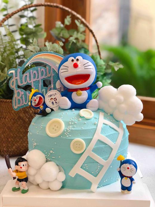 哆啦A梦球形奶油蛋糕 下单前请仔细阅读商品详情 商品图0