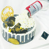 【百威生日蛋糕】-倾泻而下的奶油啤酒泡沫，为我们的情谊干杯 商品缩略图3