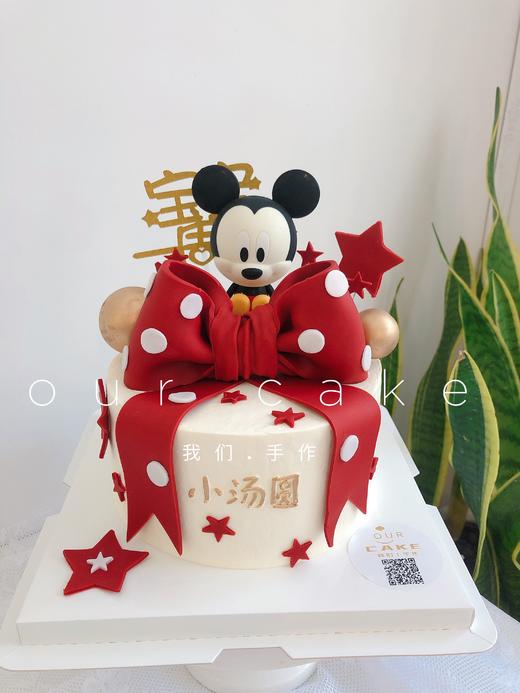多款式~迪士尼米奇米妮蝴蝶结蛋糕-低糖处理无添加 商品图1