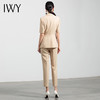 IWY/时尚短袖西装套装高端职业装气质女神范通勤商务工作服套裤OLCP11252卡其 商品缩略图3