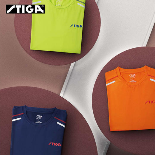STIGA斯帝卡乒乓球服CA-56斯蒂卡运动短袖文化衫透气T恤男女运动服 商品图2
