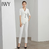 IWY/短袖职业装薄款气质女神范干练白色修身小西装套装高端时尚工装OL
C11250+P11250 商品缩略图2