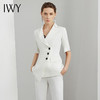 IWY/短袖职业装薄款气质女神范干练白色修身小西装套装高端时尚工装OL
C11250+P11250 商品缩略图0