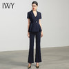 IWY/一粒扣短袖西装套装阔腿裤薄款职业正装时尚气质高端工作服OLCP552 商品缩略图2
