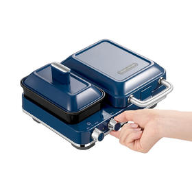 摩飞早餐多功能轻食家用三明治煎烤电饼铛面包华夫饼MR9086（蓝色）