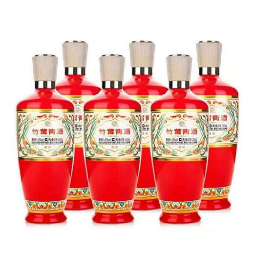 山西杏花村汾酒  45度竹叶青酒（荣耀版） 500ml*6瓶整箱装 商品图2