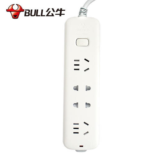 公牛（BULL）新国标插座/插线板/插排/排插/接线板/拖线板 GN-S1220 4位总控全长1.6米 商品图0