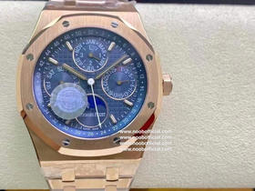 【APS Factory2021墙裂推荐】市场高版本 爱.彼皇家橡树系列腕表！
1⃣️精彩亮点：在“Grande Tapisserie”大格纹装饰表盘上，日期、星期、月份、月相