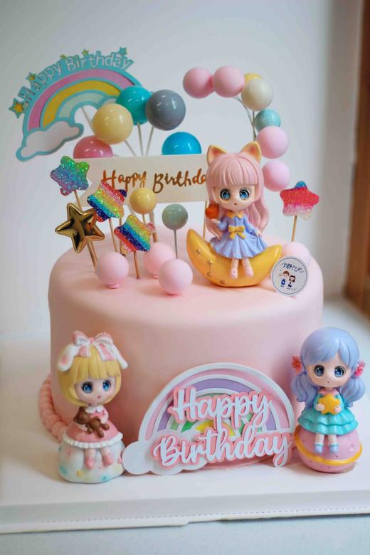 星河美少女翻糖奶油蛋糕 提前十天预定 下单前请仔细阅读商品详情 商品图1