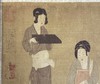 【定制书画】（唐）周昉《宫妓调琴图》（北宋仿本）绢本 手卷/镜片 馆藏书画高仿复制艺术品（付款后28天内发货） 商品缩略图3