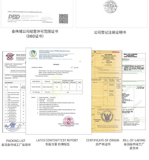 泰国成人天然乳胶枕 商品图5