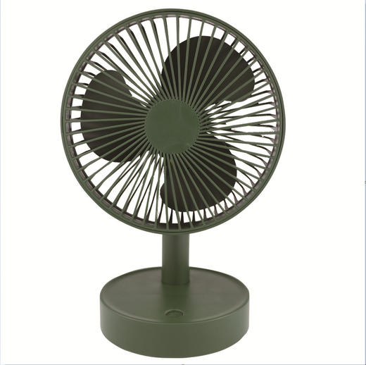 【六寸桌面摇头风扇】三档可调节办公室宿舍台扇 USB充电便携网红可爱学生电风扇 商品图4