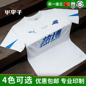 【3套以上，每满200减20】puma彪马足球服套装男女短袖队服训练服定制足球组队球衣光版