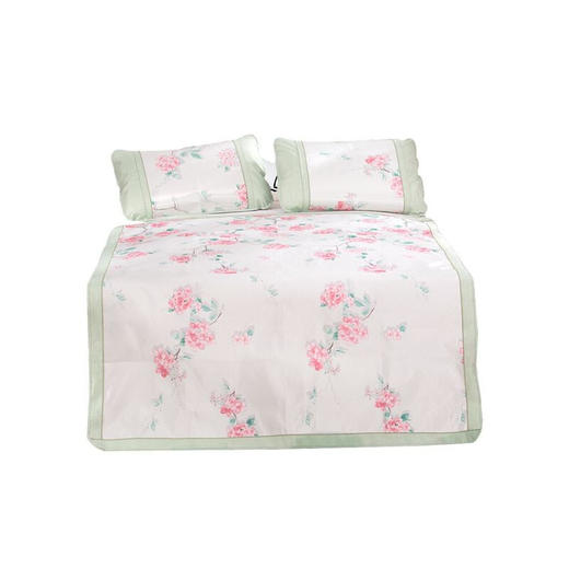 水星家纺 笑春风冰丝凉席三件套 商品图0