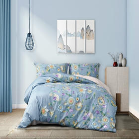 水星家纺 暮日轻语印花四件套 200*230cm