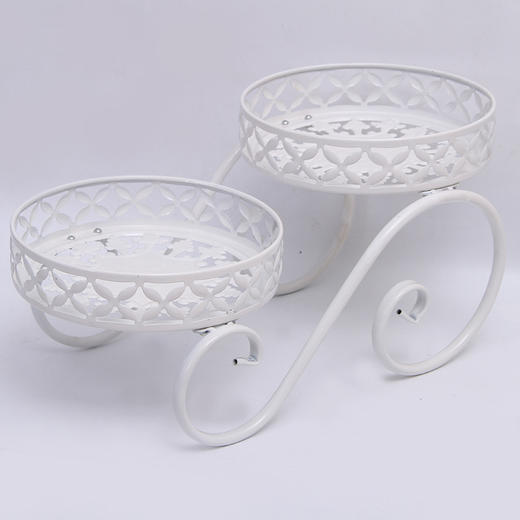 【花架】落地式欧式铁艺花架子 多层室内绿植置物架客厅阳台茶几窗台花架 商品图3