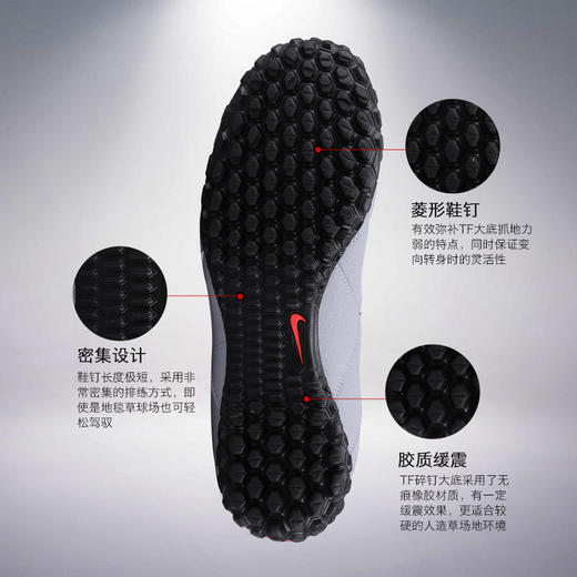 小李子:专柜正品NIKE耐克BOMBAX TF男子人造场地足球鞋826486-801 商品图3