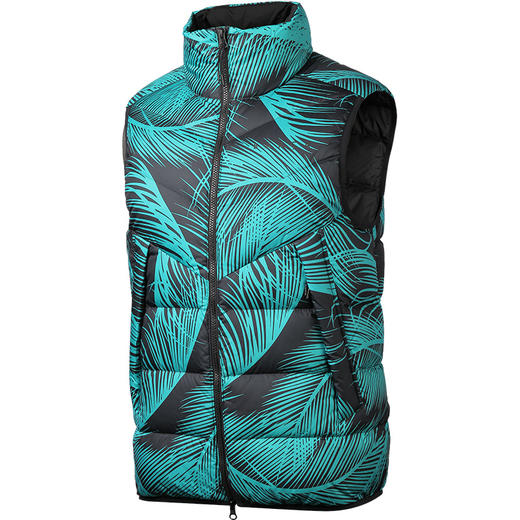 小李子正品NIKE耐克2020冬季FC巴萨迷彩羽绒足球背心男CW2601-396 商品图0