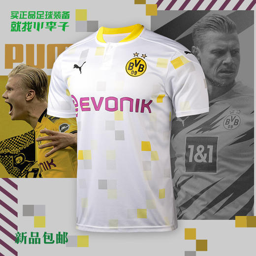 小李子PUMA彪马20-21赛季多特蒙德第三客场球迷短袖T恤757165-03 商品图0