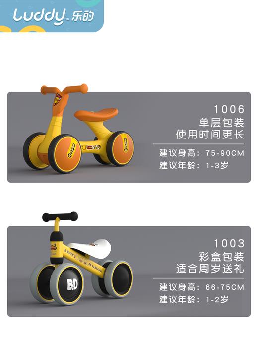 Luddy/乐的 B.Duck小黄鸭联名款儿童学步车1006 10-36个月 商品图6