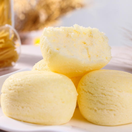 港荣蒸蛋糕 奶香整箱 小面包 早餐 营养糕点 900g礼盒  包邮 商品图2