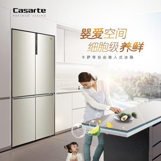 卡萨帝（Casarte）冰箱BCD-551WDCXU1琥珀金 商品图0