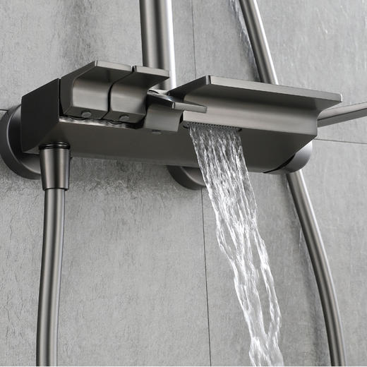 SQ：5125新款全铜钢琴花洒-枪灰 商品图3