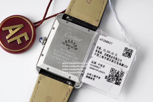 AF美坦克系列腕表 ！超神大作——卡地亚大坦克W5200026机械腕表，精彩演绎方形美学，恢弘霸气，简约硬朗，凸显男士沉稳格调。 商品图2