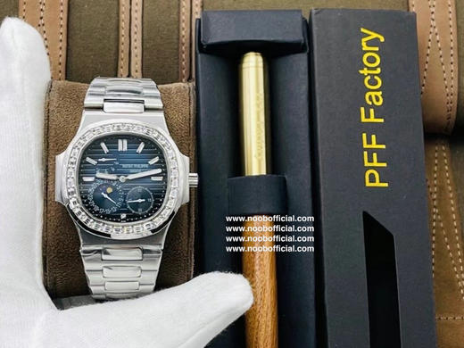 【PFF Factory2021墙裂推荐】V3升级版 【市场高品质版本】百达.翡丽Patekphilippe运动系列（鹦鹉螺）5724（霸道总裁）升级版珍珠陀！
1⃣️所有功能同正品 商品图0