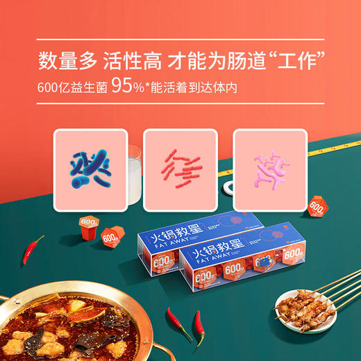 【江南大学联合开发！饭局伴侣】超级补丁火锅救星 益生菌大餐救星 大餐果蔬酵素 大人益生元益生菌粉 商品图2