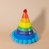 条纹蓝色生日帽 商品缩略图1