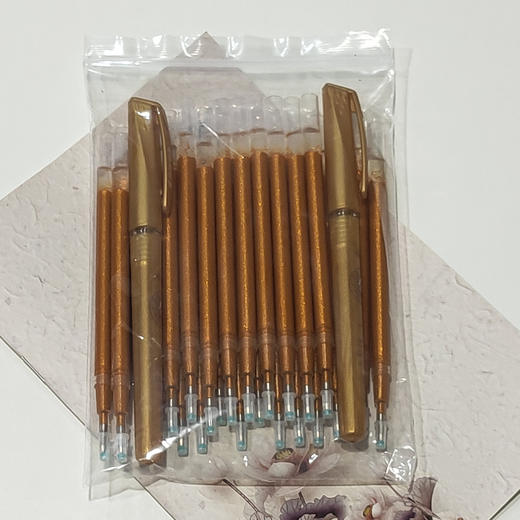 金色描经笔（适合抄一部法华经） 商品图1
