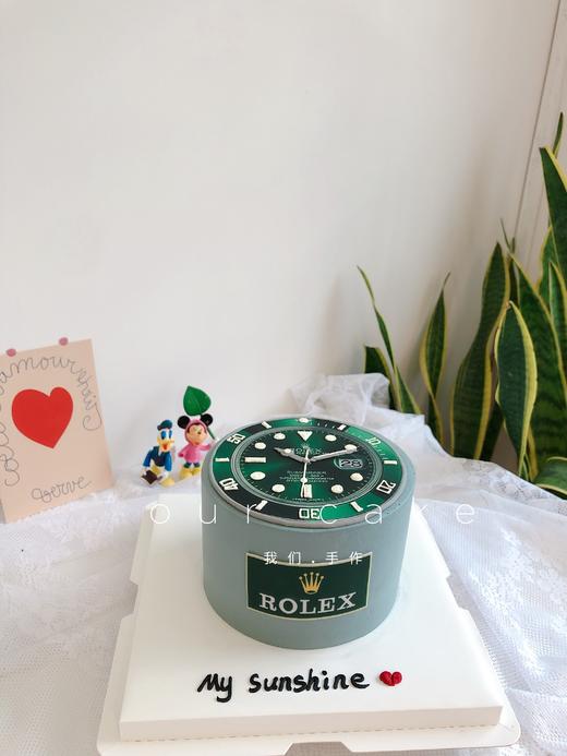 劳力士绿水鬼手表蛋糕-低糖处理无添加 商品图0
