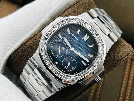 【PFF Factory2021墙裂推荐】V3升级版 【市场高品质版本】百达.翡丽Patekphilippe运动系列（鹦鹉螺）5724（霸道总裁）升级版珍珠陀！
1⃣️所有功能同正品 商品图9