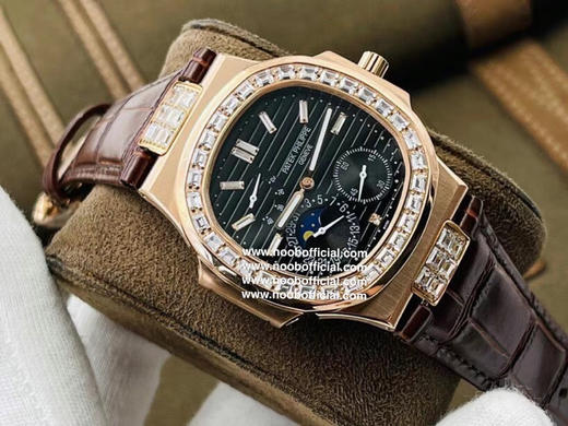 【PFF Factory2021墙裂推荐】V3升级版 【市场高品质版本】百达.翡丽Patekphilippe运动系列（鹦鹉螺）5724（霸道总裁）升级版珍珠陀！
1⃣️所有功能同正品 商品图4