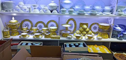 86头帝王黄珐琅彩餐具 商品图0