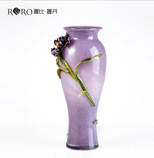 5F   隆昌瓷器幸福鸢尾花瓶 商品图0