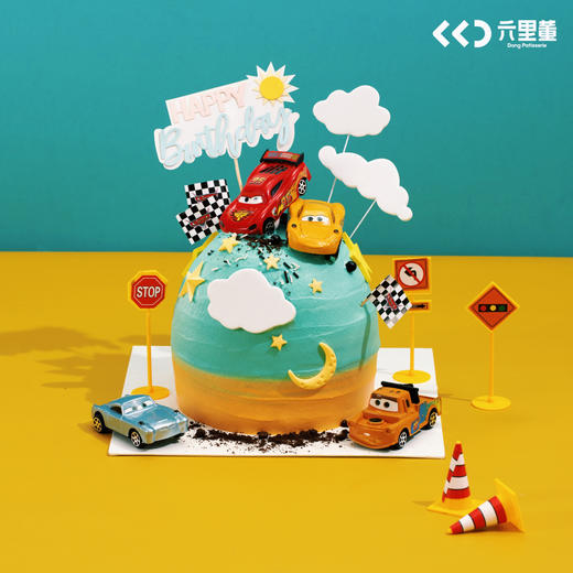 赛车总动员  ·  儿童奶油蛋糕 商品图0