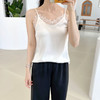 桑蚕丝蕾丝领吊带背心 商品缩略图4
