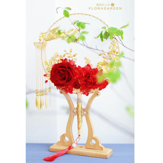 押花团扇-娘子 商品图1