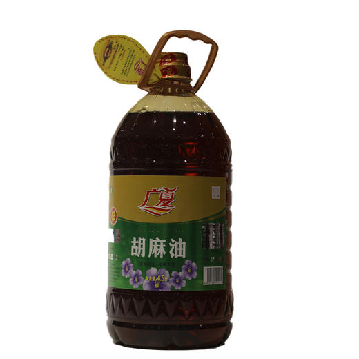 【亚欧超市】广夏压榨纯香胡麻油5L 商品图0