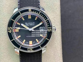 ZF新品发布——宝珀五十噚系列5008B腕表(又名美宝珀——梭子鱼)【表壳】1.316L精钢材质，腕表尺寸40.30毫米X13.23毫米复刻手表一比一手表N厂C厂ZF厂VS厂AR厂B