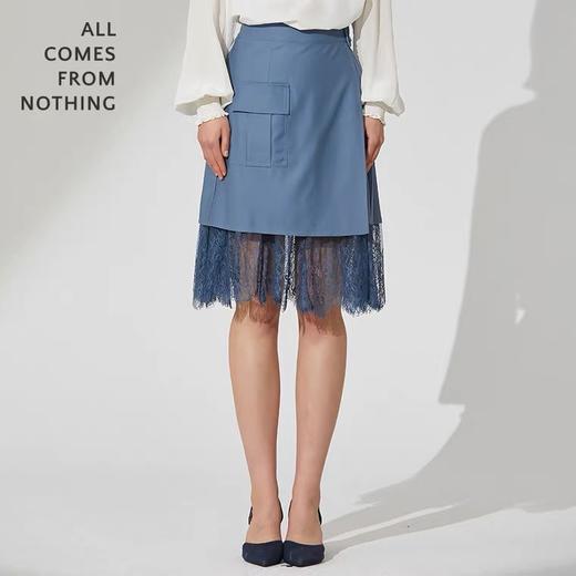 拼接蕾丝半裙 商品图0