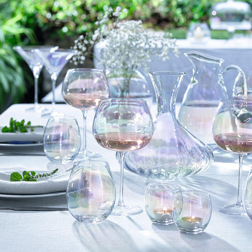 英国LSA 彩虹高脚杯 LSA Pearl红酒杯子香槟杯 渐变色玻璃葡萄酒杯醒酒器 商品图2