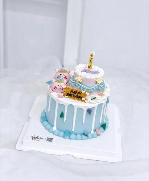 可爱小猪生日蛋糕款 商品图0