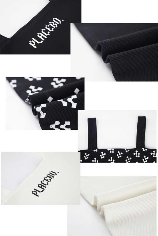 PLACEBO.（PE）礼物盒子 针织背心品牌花色修身百搭性感纯色吊带 商品图4